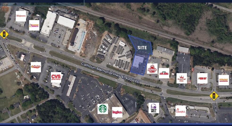 More Photos Of 5208 Calhoun Memorial Hwy, Easley Freestanding For Lease