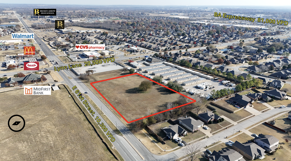 Primary Photo Of 2300 9th Street, Broken Arrow Land For Sale