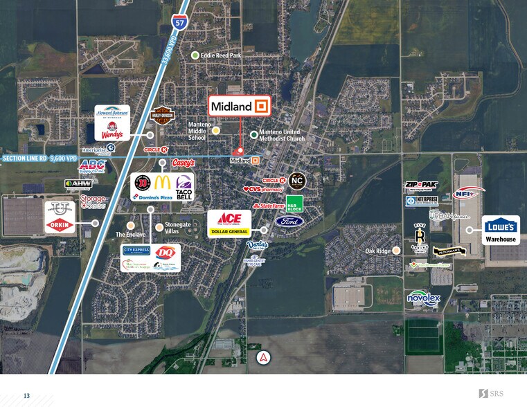 More Photos Of 303 Section Line Rd, Manteno Bank For Sale