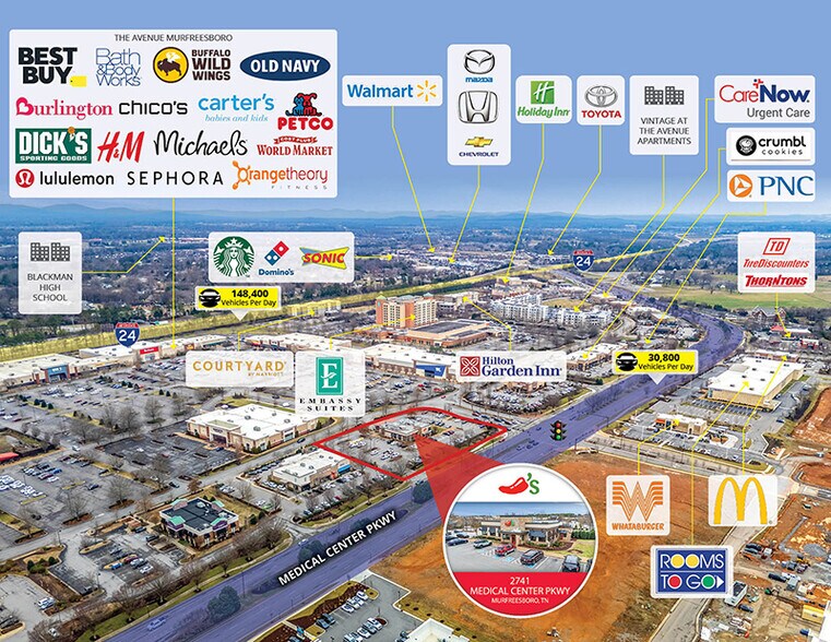 More Photos Of 2741 Medical Center Pky, Murfreesboro Restaurant For Sale