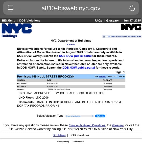 More Photos Of 149 Hull St, Brooklyn Warehouse For Sale