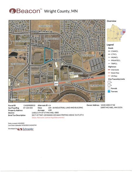 More Photos Of xxx 43rd St, Saint Michael Land For Sale