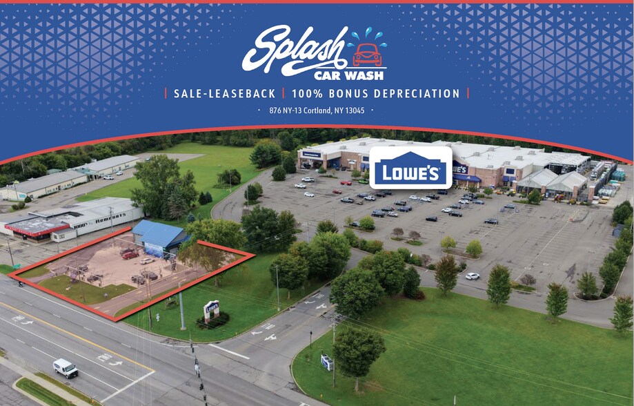 Primary Photo Of 876 New York 13, Cortland Carwash For Sale