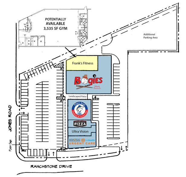 More Photos Of 9606-9638 Jones Rd, Houston Unknown For Lease