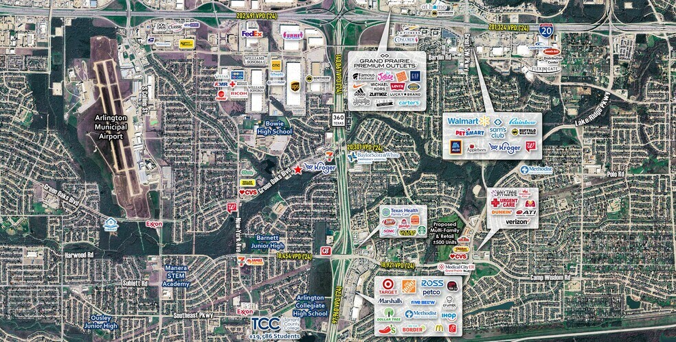 More Photos Of 2425-2435 SE Green Oaks Blvd, Arlington Freestanding For Lease