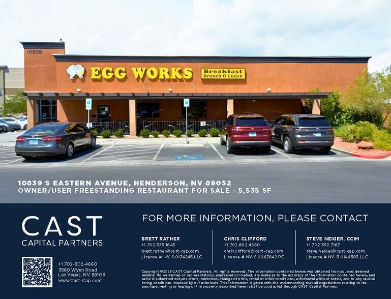 More Photos Of 10839 S Eastern Ave, Henderson Restaurant For Sale