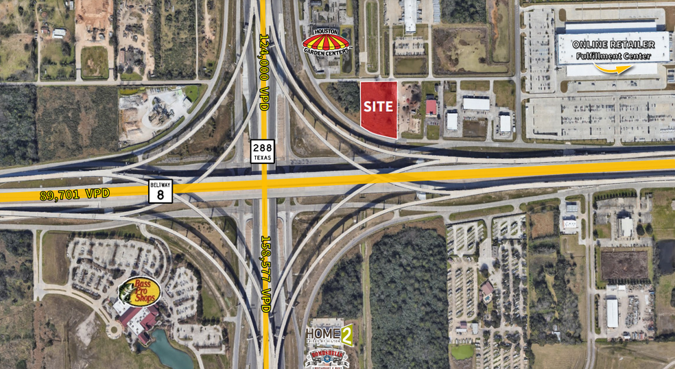 Primary Photo Of NEC SH 288 & Beltway 8, Houston Land For Sale