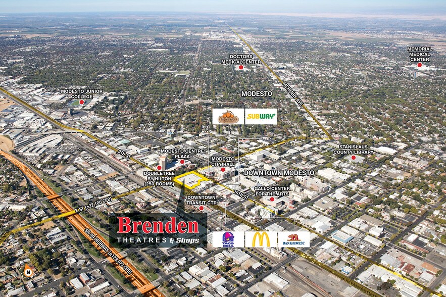 More Photos Of 1021 10th St, Modesto Movie Theatre For Lease