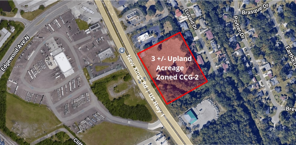 Primary Photo Of Us-1 @ Edgewood Avenue, Jacksonville Land For Sale