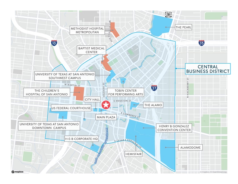 More Photos Of 100 & 108 Soledad St, San Antonio Storefront For Sale