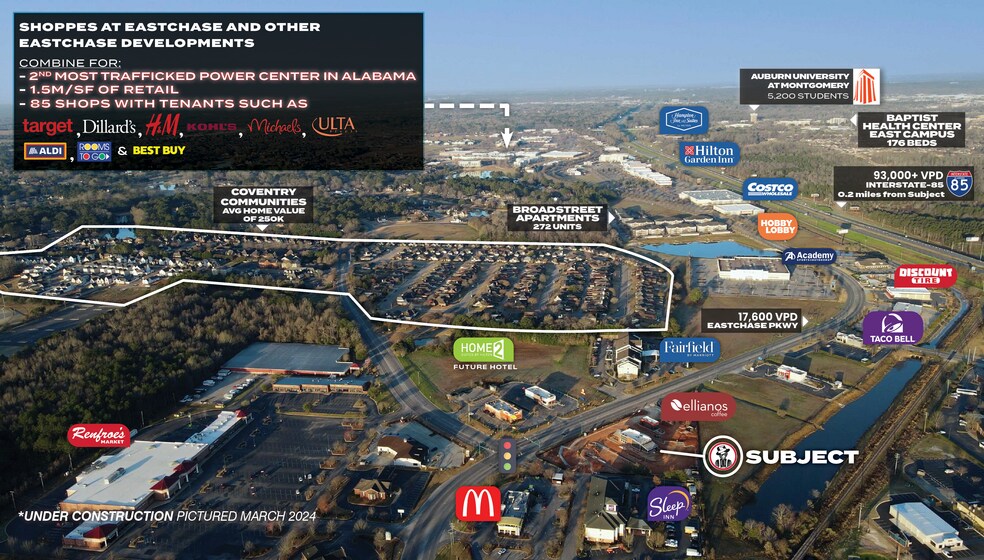 More Photos Of 9035 Eastchase Pkwy, Montgomery Freestanding For Sale