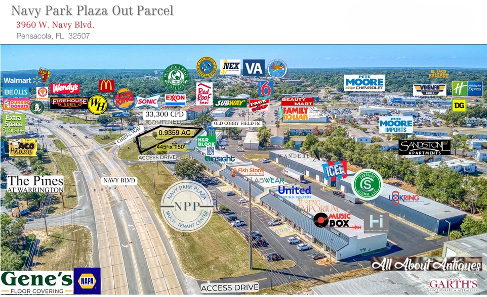 More Photos Of 3960 W Navy Blvd, Pensacola Land For Lease