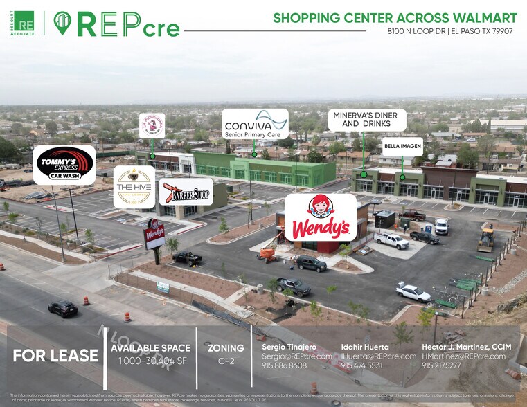 Primary Photo Of 8100 N Loop Dr, El Paso Storefront Retail Office For Lease