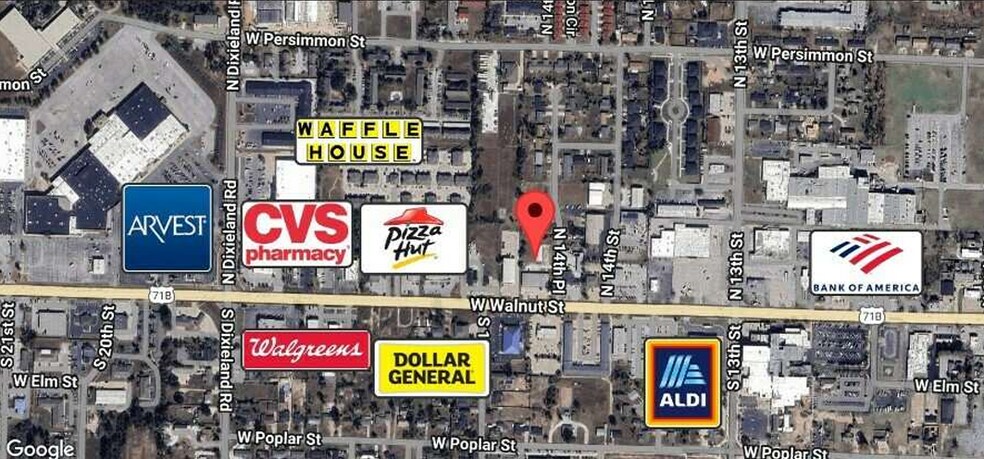 More Photos Of 1411-1423 W Walnut St, Rogers General Retail For Lease