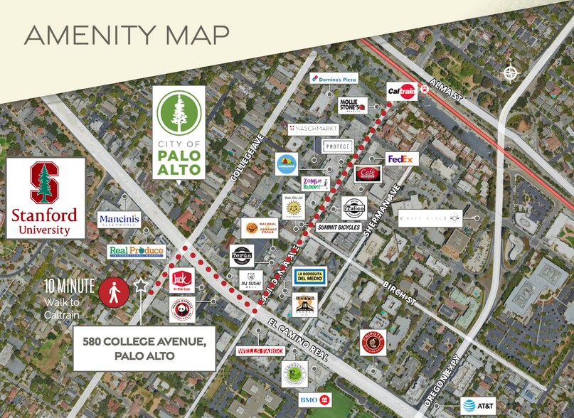 More Photos Of 580 College Ave, Palo Alto Office For Lease
