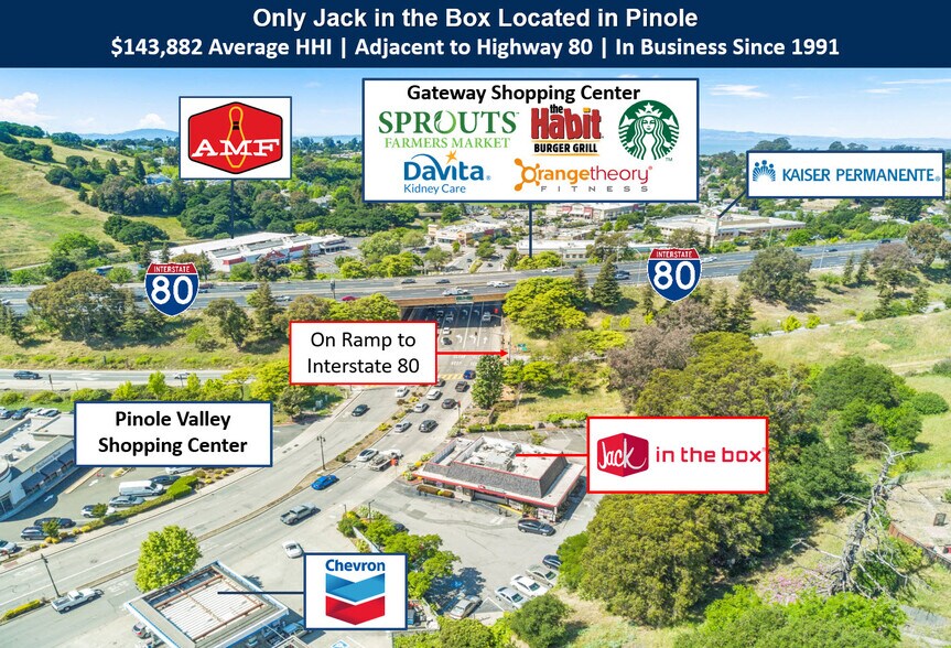 Primary Photo Of 2689 Pinole Valley Rd, Pinole Fast Food For Sale