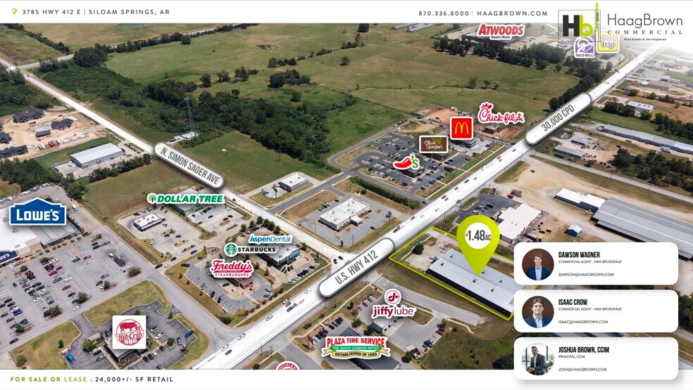 More Photos Of 3785 Hwy 412, Siloam Springs Freestanding For Sale
