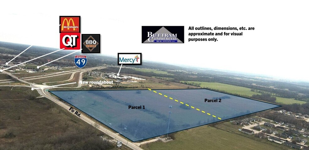 More Photos Of SWC Fir Rd & I-49 Parcel 2, Carthage Land For Sale