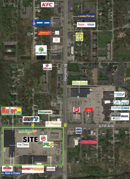 More Photos Of 6100-6136 Broadway, Merrillville Supermarket For Sale