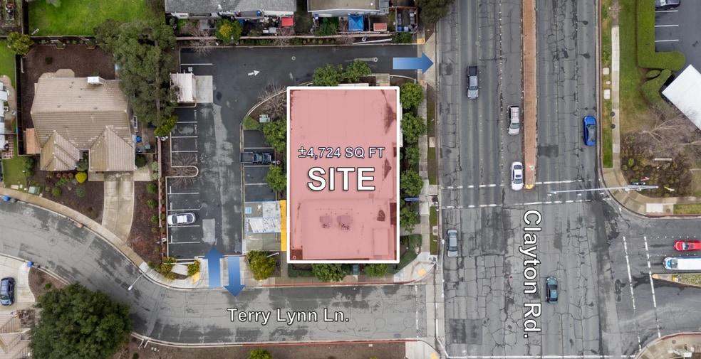 More Photos Of 5195 Clayton Rd, Concord Freestanding For Lease