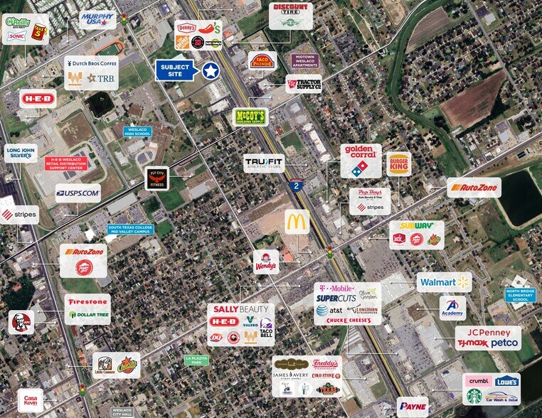 More Photos Of 1221 W Expressway 83, Weslaco Land For Sale