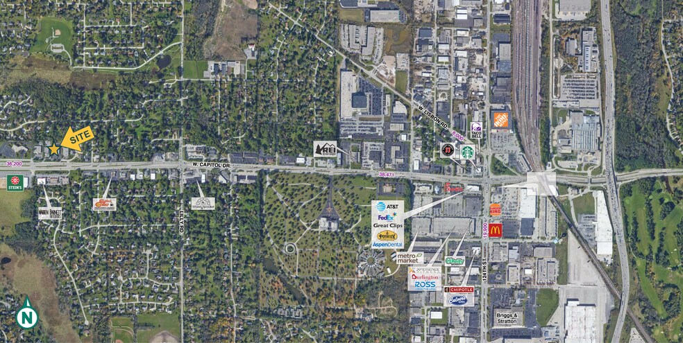 More Photos Of 14660 W Capitol Dr, Brookfield Freestanding For Lease