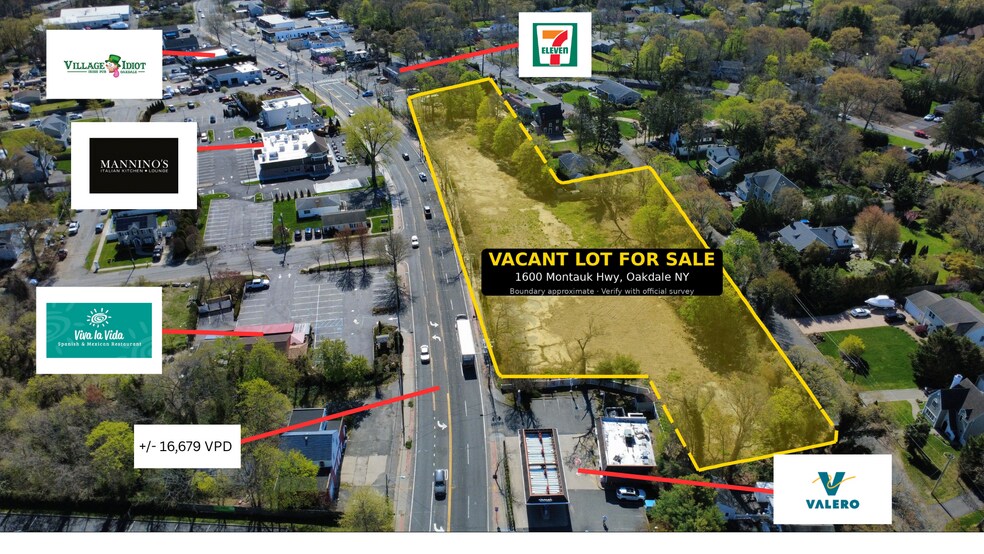 Primary Photo Of 1600 Montauk Hwy, Oakdale Land For Sale