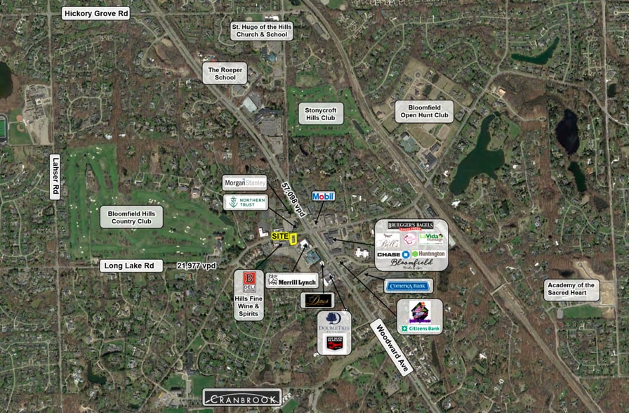 More Photos Of 35 W Long Lake Rd, Bloomfield Hills Bank For Lease