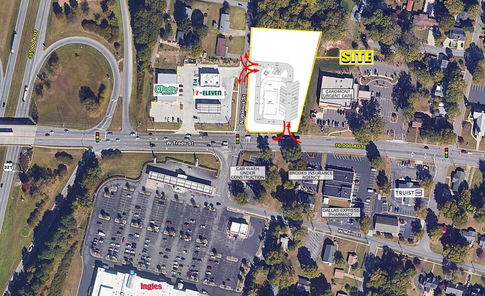 More Photos Of 706 W Trade St, Dallas Land For Lease