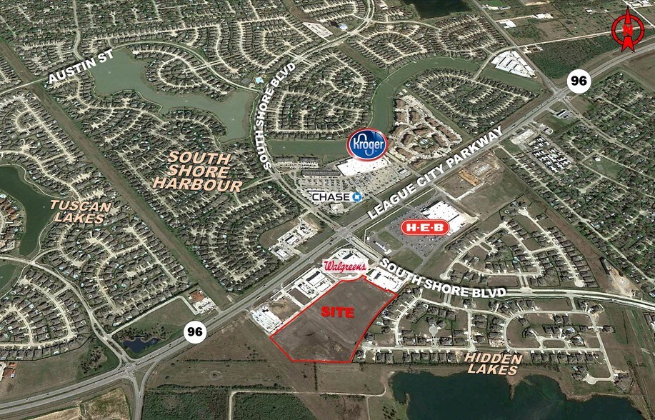 More Photos Of SH 96 & South Shore Blvd, League City Land For Sale