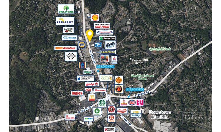 More Photos Of 500 N Main St, Mauldin General Retail For Sale