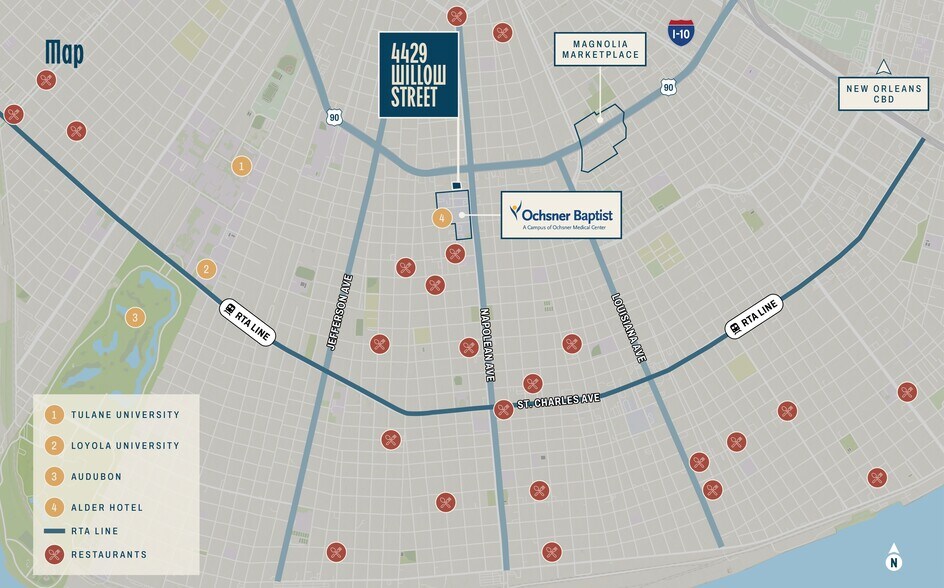 More Photos Of 4429 Willow St, New Orleans Land For Lease