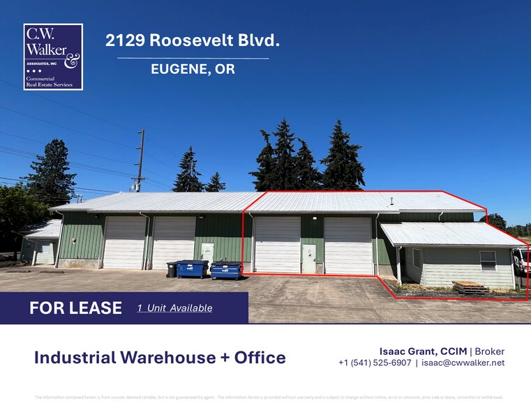 Primary Photo Of 2129 Roosevelt Blvd, Eugene Warehouse For Lease