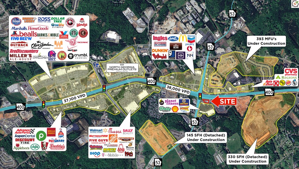 Primary Photo Of 117 Big Horn Dr, Dawsonville Fast Food For Lease