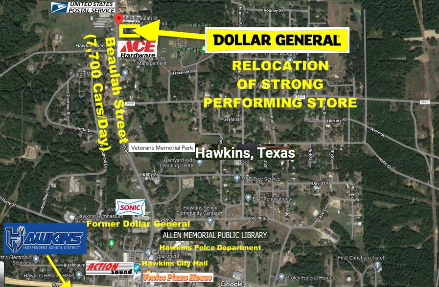 More Photos Of 940 N Beaulah St, Hawkins Freestanding For Sale