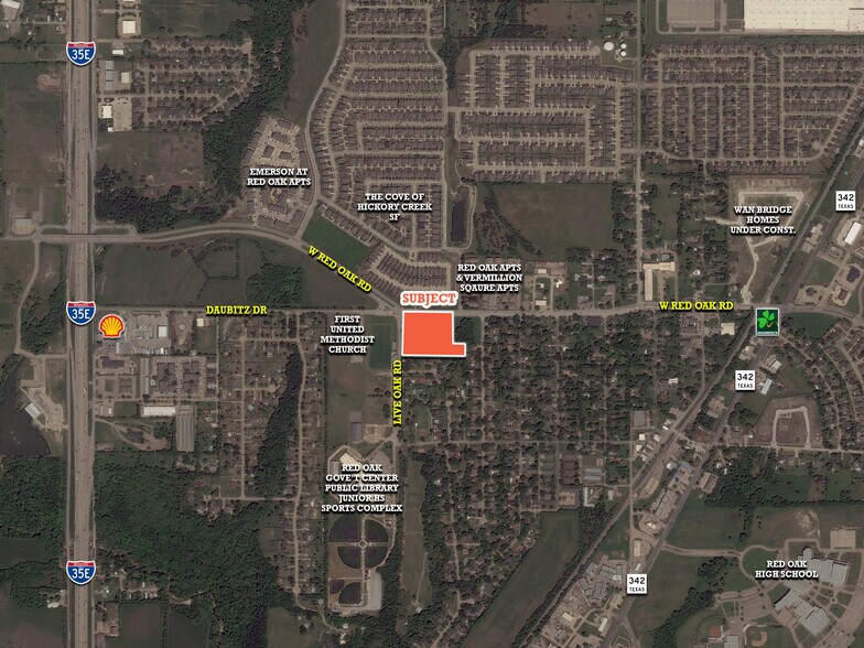 More Photos Of SEC of W Red Oak Rd & Live Oak St, Red Oak Land For Sale