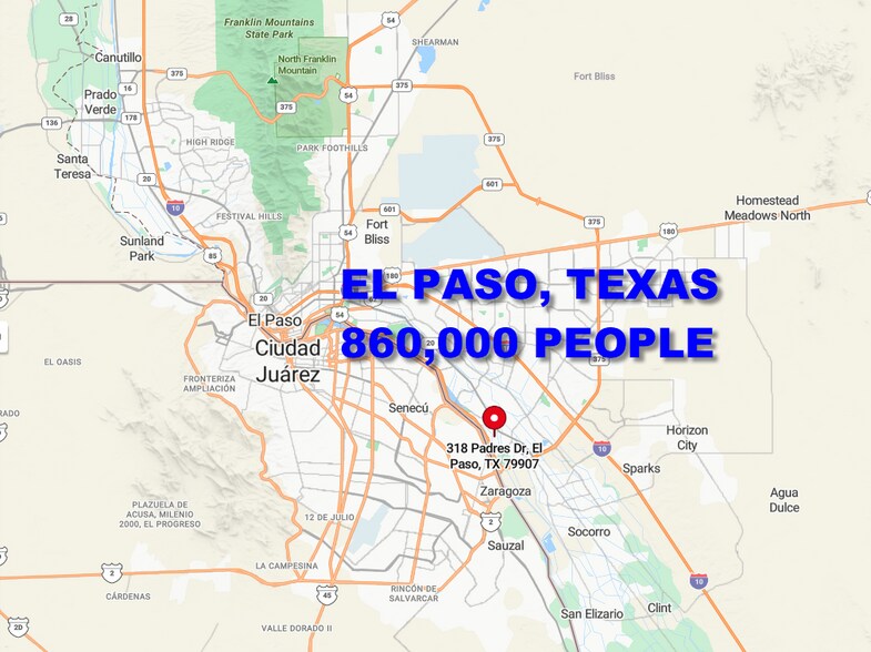 More Photos Of 318 Padres dr, El Paso Freestanding For Sale