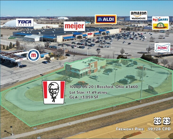 Primary Photo Of 10200 Old US 20, Rossford Fast Food For Sale