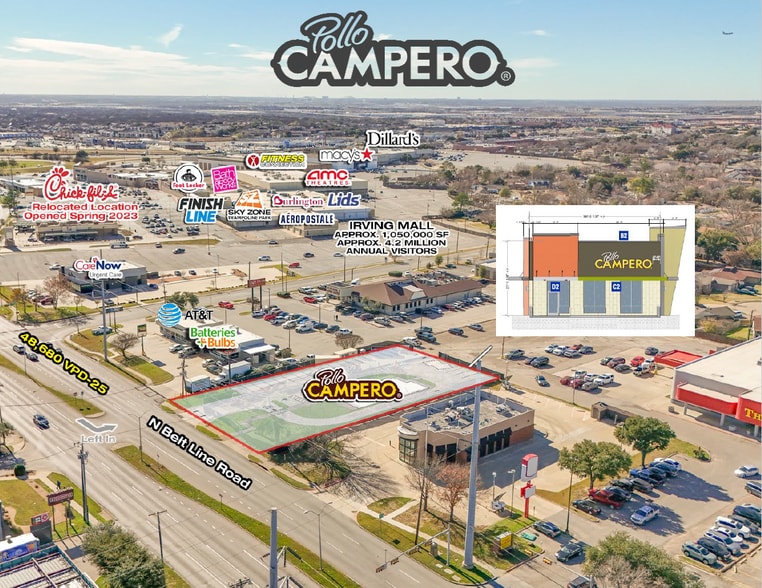 Primary Photo Of 2705 N Belt Line Rd, Irving Restaurant For Sale