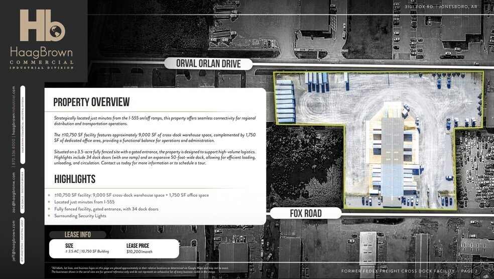 More Photos Of 3101 Fox Rd, Jonesboro Industrial For Lease