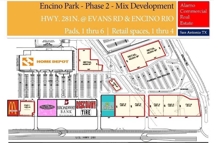 More Photos Of Hwy 281 N & Encino Rio & Evans, San Antonio Land For Lease