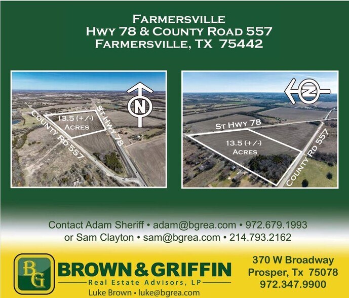 More Photos Of 1302 State Highway 78 S, Farmersville Land For Sale