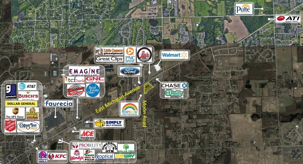 More Photos Of 7025 E Michigan Ave, Saline Freestanding For Lease