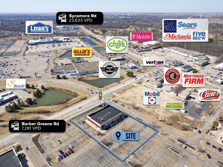 More Photos Of 2420-2430 Sycamore Rd, Dekalb Freestanding For Lease