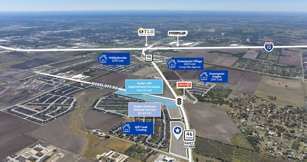 More Photos Of NEC of Highway 46 @ Rudeloff Road, Seguin Land For Sale
