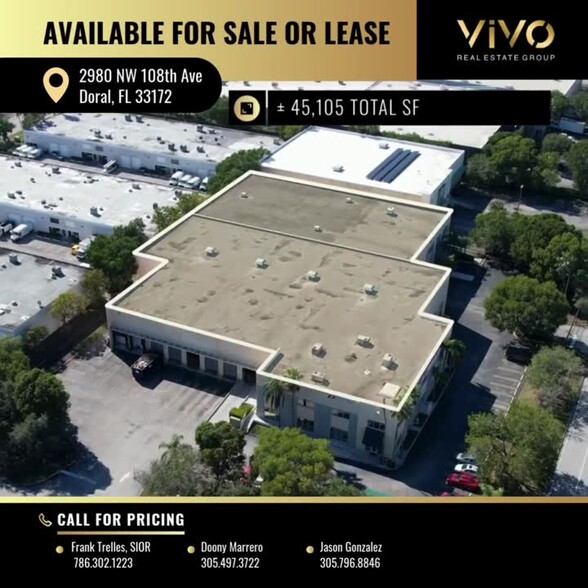 Primary Photo Of 2980 NW 108th Ave, Miami Warehouse For Sale