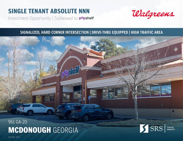 Primary Photo Of 961 Highway 20 81, McDonough Freestanding For Sale