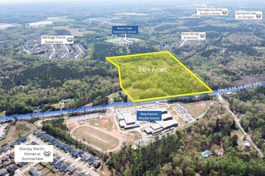 Primary Photo Of 1357 Highway 378, Lexington Land For Sale