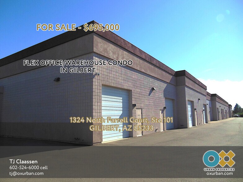 More Photos Of 1324 N Farrell Ct, Gilbert Warehouse For Sale