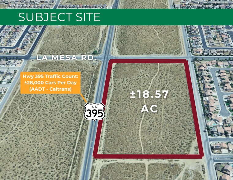 Primary Photo Of Hwy 395 @ La Mesa Rd., Victorville Land For Sale
